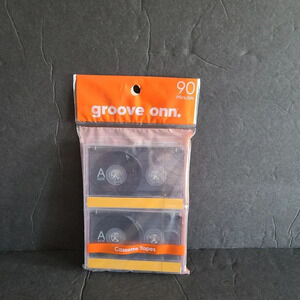 Groove onn 90 Min.2 pack cassettes tape